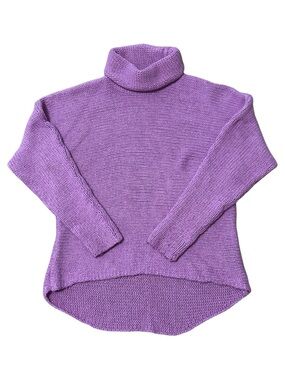Lauren Ralph Lauren Wool Cashmere Blend Chunky Knit Turtleneck Sweater Size XL